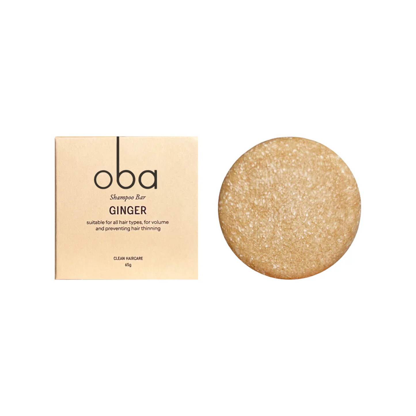 Oba Ginger – Champú Natural de Jengibre