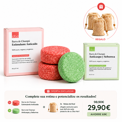 2 Anticaída, 1 Anticaspa + Regalo especial