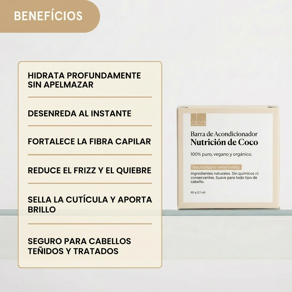 Oba Argán y jazmín - Con Efecto Acondicionador